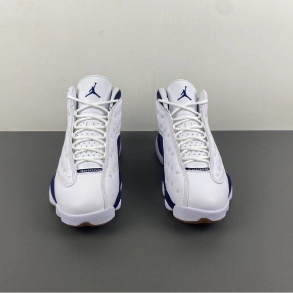 Jordan Men's Sneakers in White and Navy